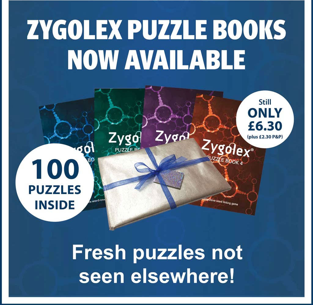 Zygolex puzzle books now available